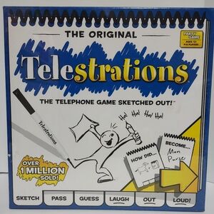 The Original Telestrations Party Game New Original Plastic 4-8 Players Ages 12+